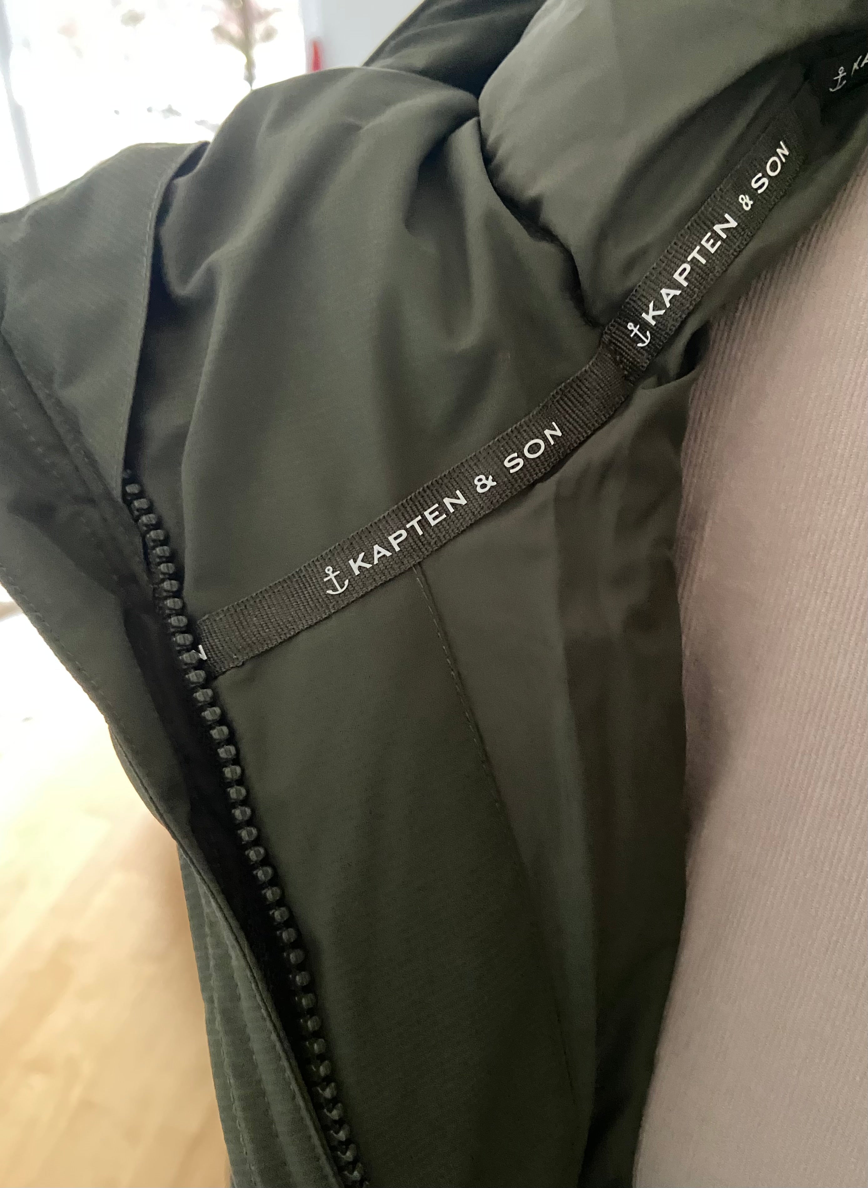 Winter Puffer Jacket grün