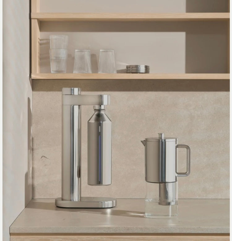 Brus Wassersprudler Flasche 1,2 L Steel