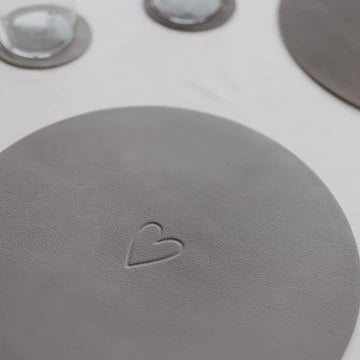 Wendbare Platzsets grau wie schön