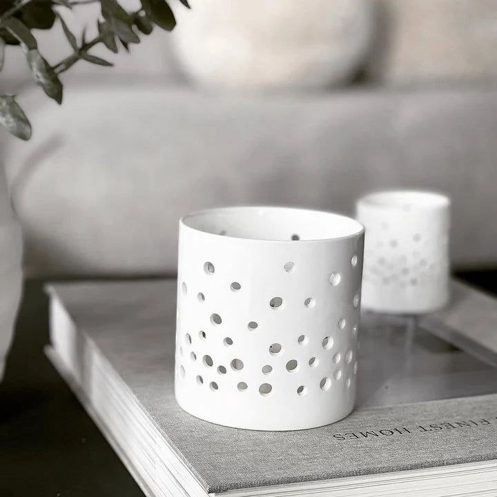 Sögne Porzellan-Teelichthalter „Dots“ (Large)