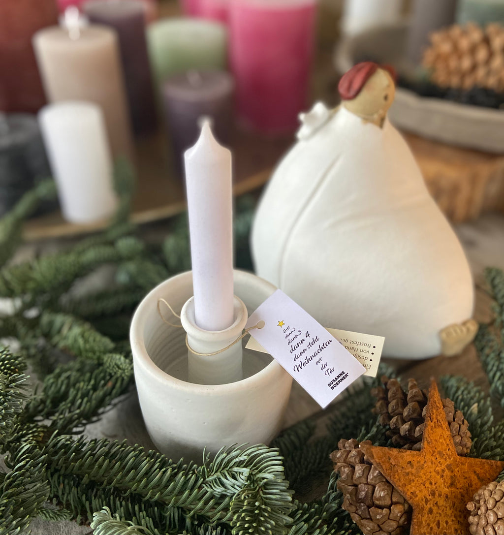 Kerzenleuchter weiß