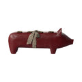 Kerzenhalter Großes Schwein rot