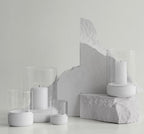 Windlicht M Calma - Lily White