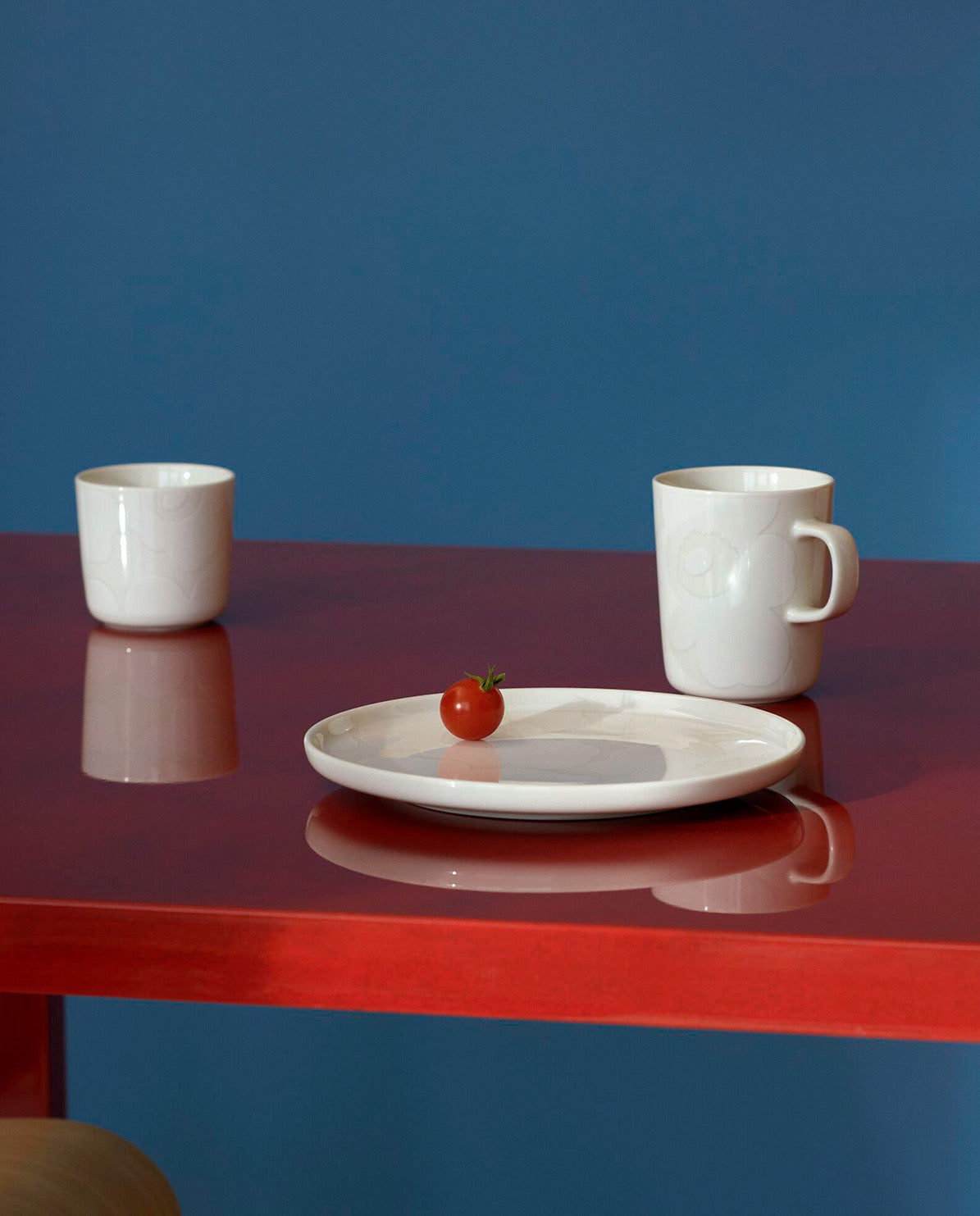 Unikko Tasse Weiß/ weiß