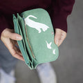 Wallet Cat Chase Medium Cognac