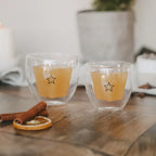 Doppelwandiges Sternglas