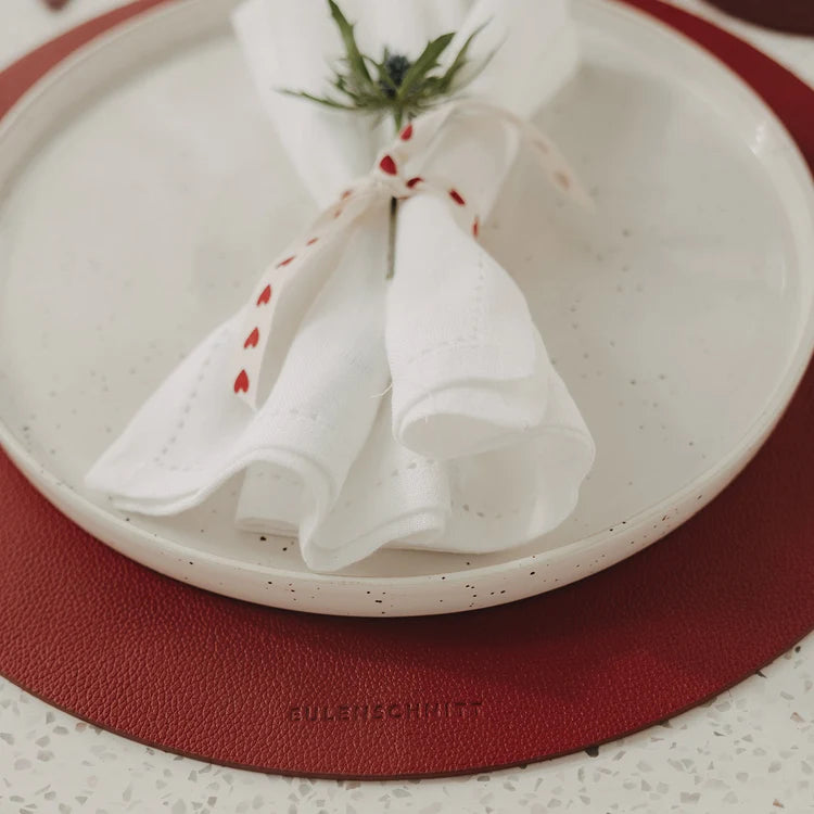 Wendbare Platzsets Weihnachten rot