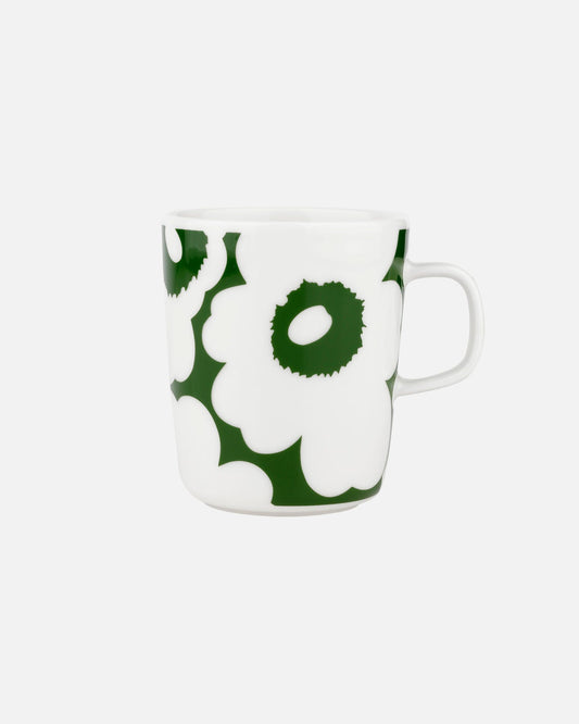 Unikko Tasse grün weiß