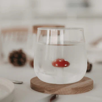 Trinkglas Pilzfigur