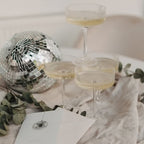 Champagner Glas auf das Leben