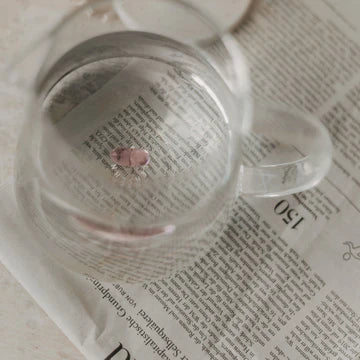 Karaffe Herzfigur rosa