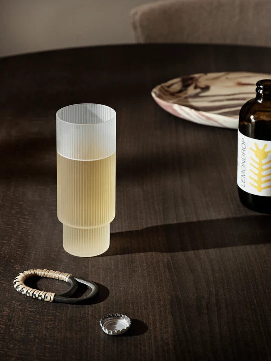 Ripple Longdrink Glasses 4Stck Frosted