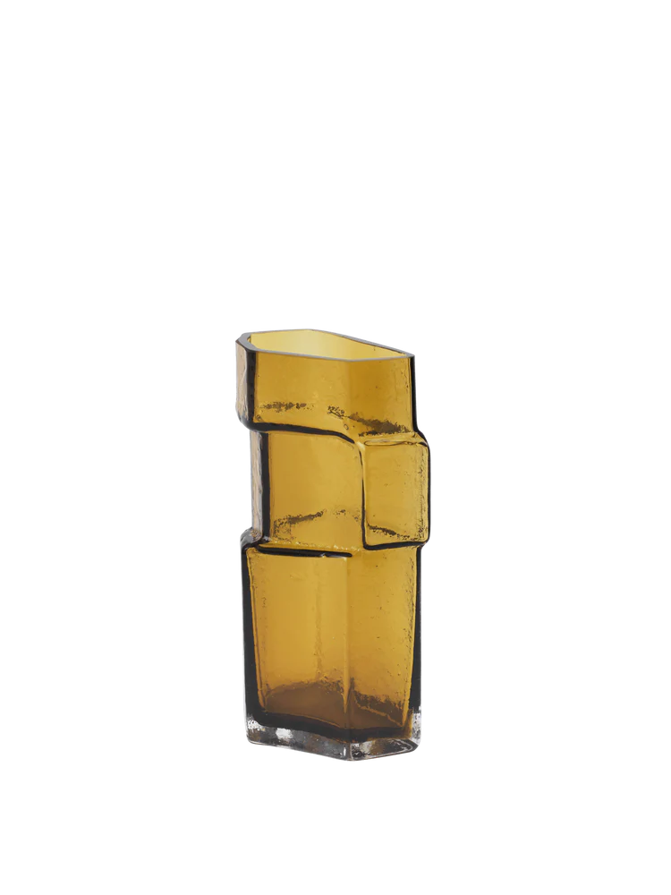 Muro Vase H23 recycled Amber