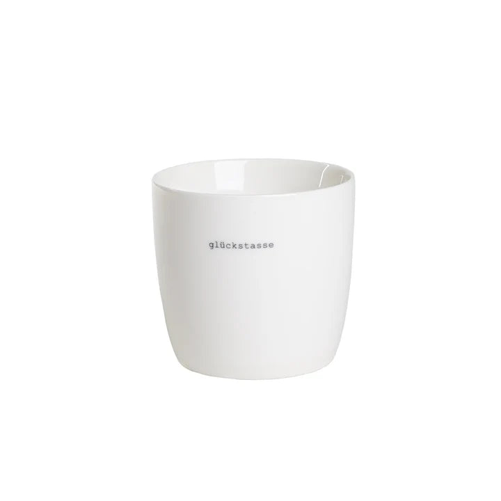 Sögne Porzellanbecher „Glückstasse“
