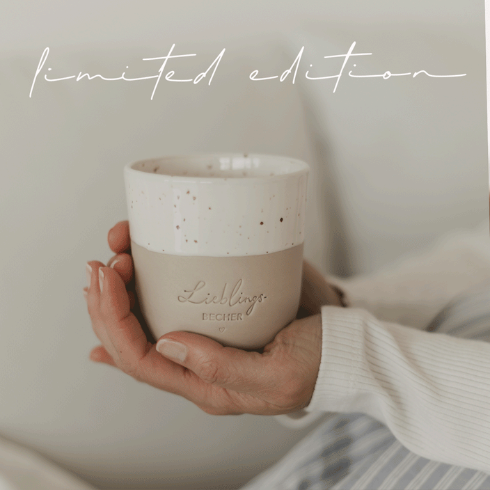 Limitierter Becher Lieblingsbecher