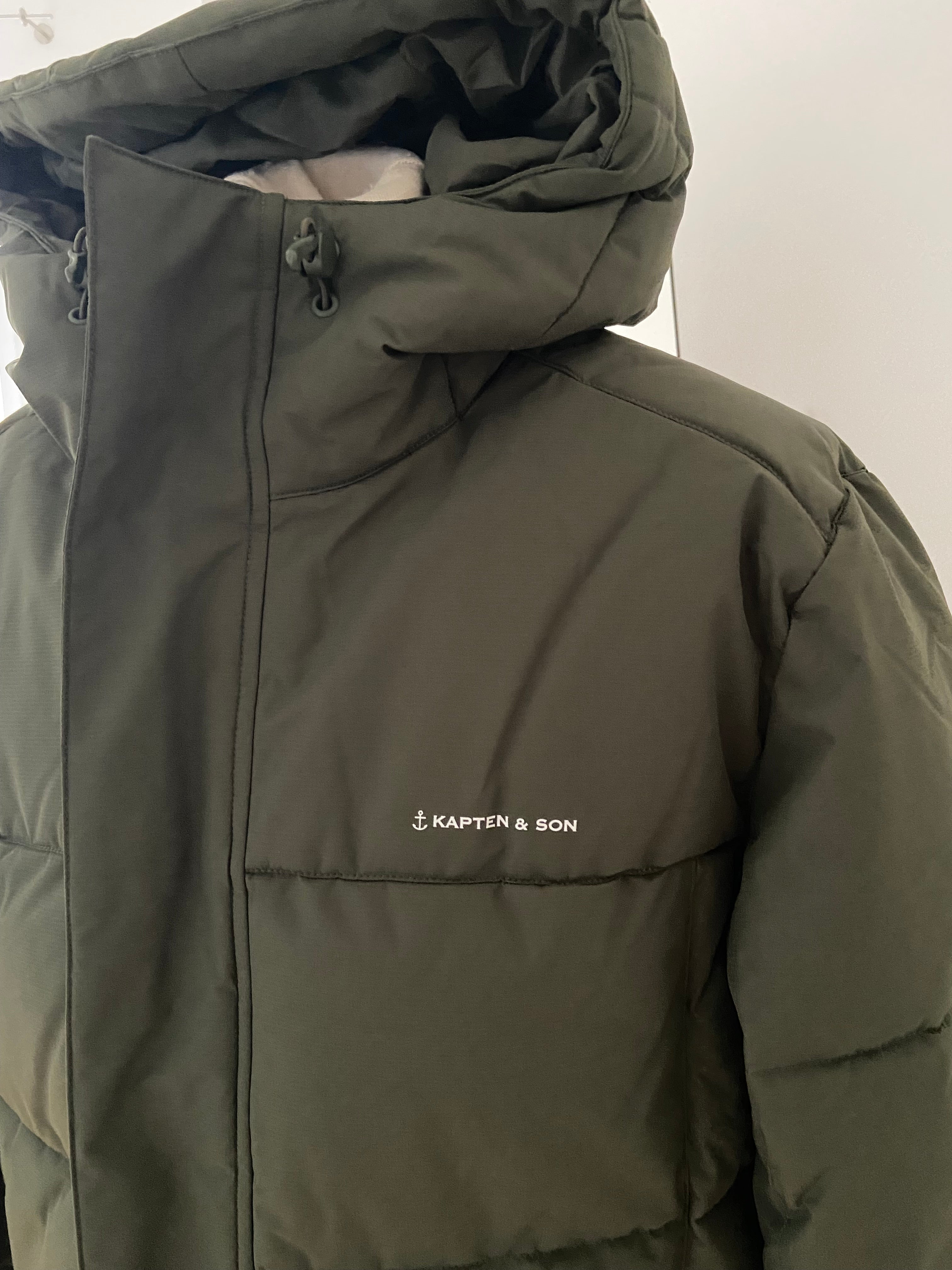 Winter Puffer Jacket grün