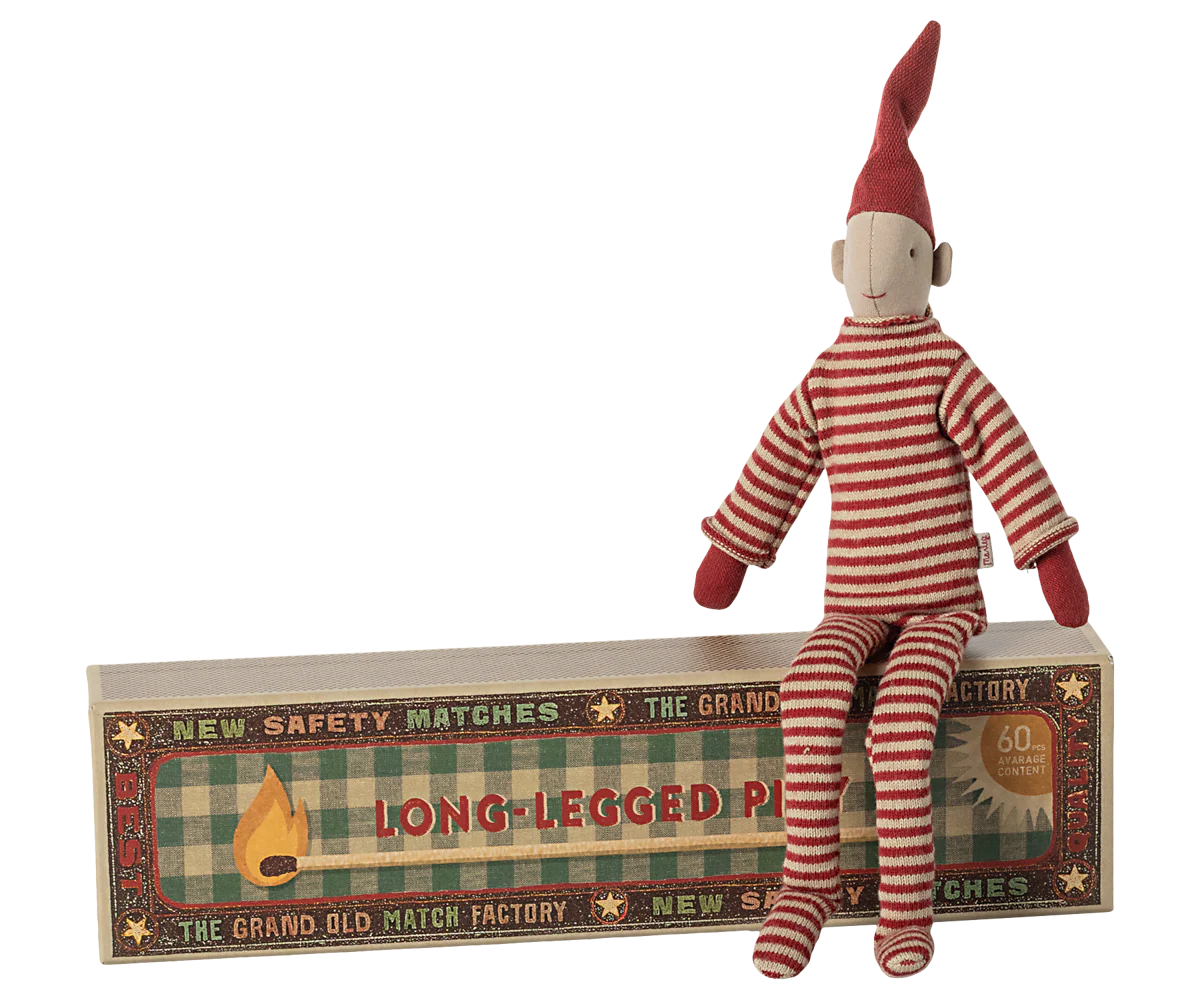 Langbeiniger Pixy in Streichholzschachtel klein