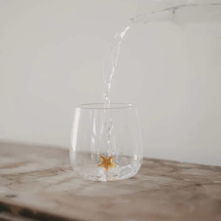 Trinkglas Sternenfigur