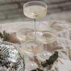 Champagner Glas Das Leben ist schön