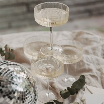 Champagner Glas Das Leben ist schön