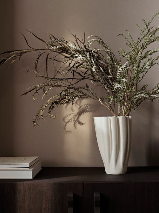 Dedali Vase weiß
