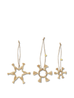 Jute Sterne 3er Set Natural