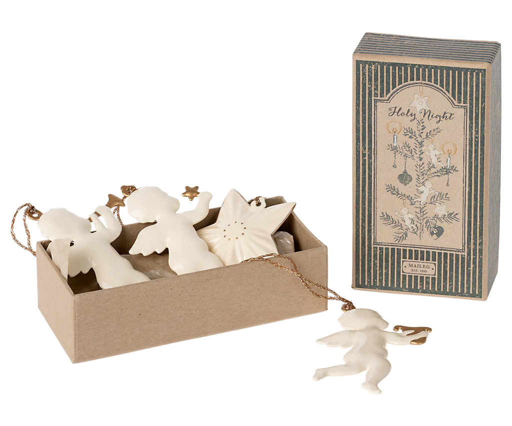 Metallornament Set O holy night