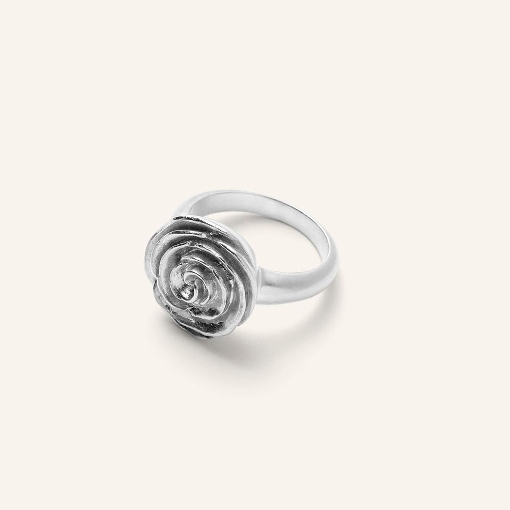 Rose Ring Silber