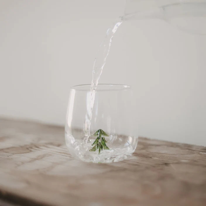 Trinkglas Tannenfigur