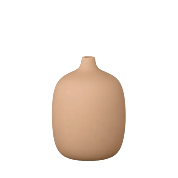 Vase Ceola Amber Brown