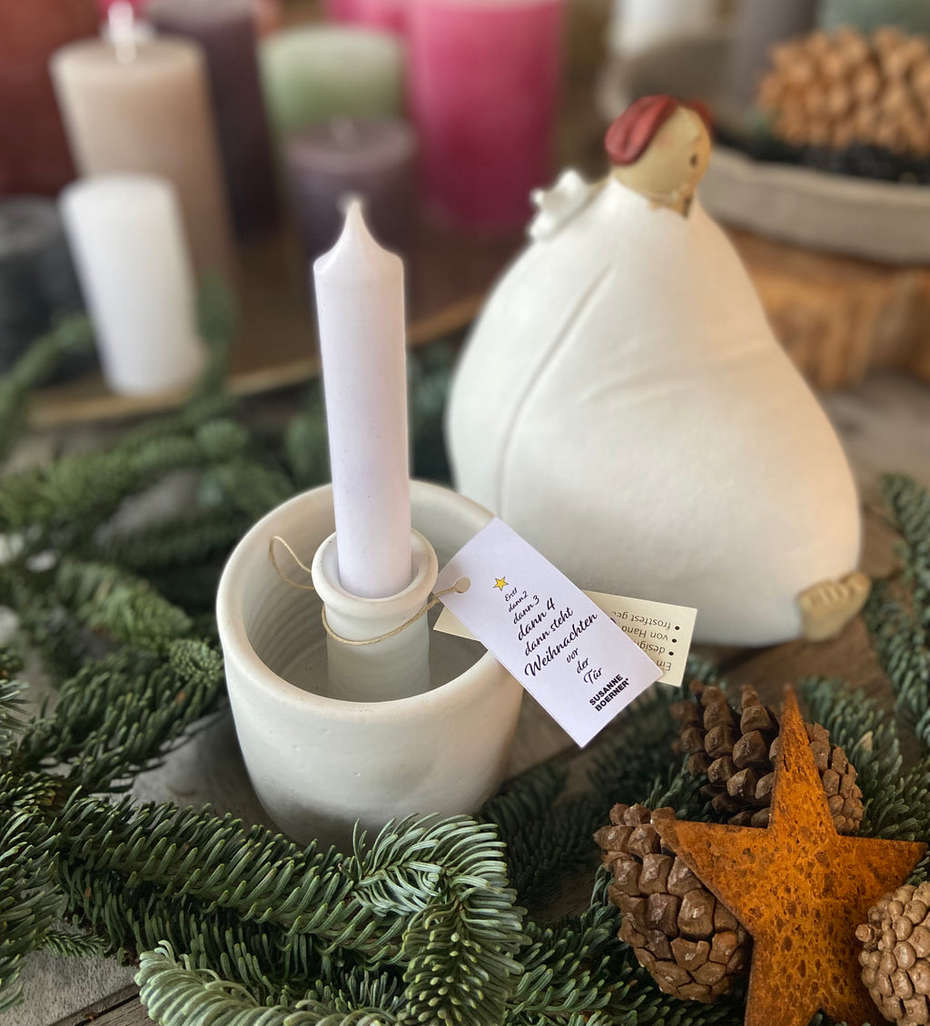 Kerzenleuchter weiß