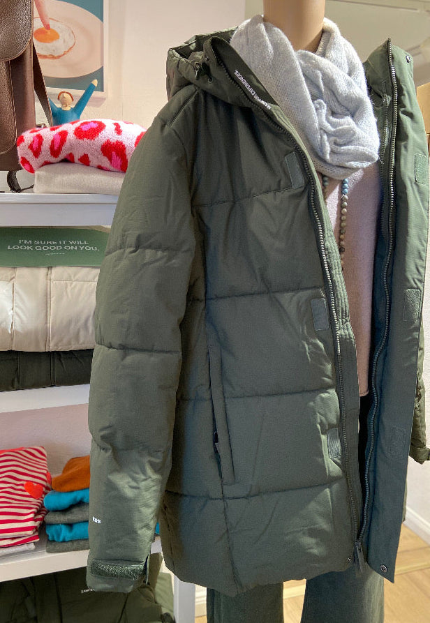 Winter Puffer Jacket grün