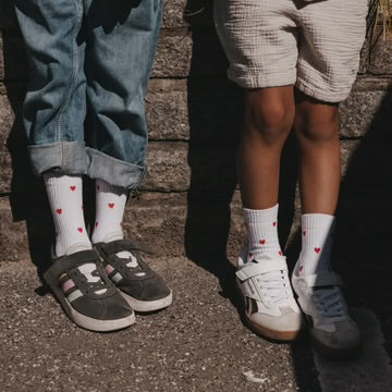 Kindersocken Herzen Größe 31-34