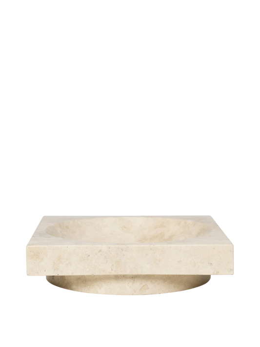 Hew Low Centrepiece travertine