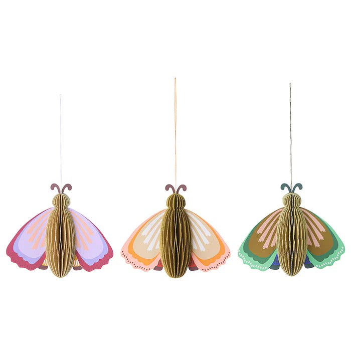 Honeycomb Schmetterlinge H8cm Mix 3er-Set