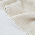 Decke SOFT SEALINE Biobaumwolle 140x200cm ecru