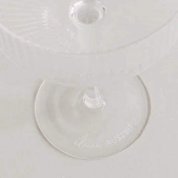 Champagner Glas kleine Auszeit