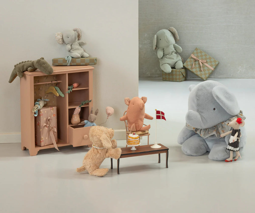 Safari Friends Elefant Medium Grau
