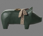 Kerzenhalter Medium schwein dunkelgrün
