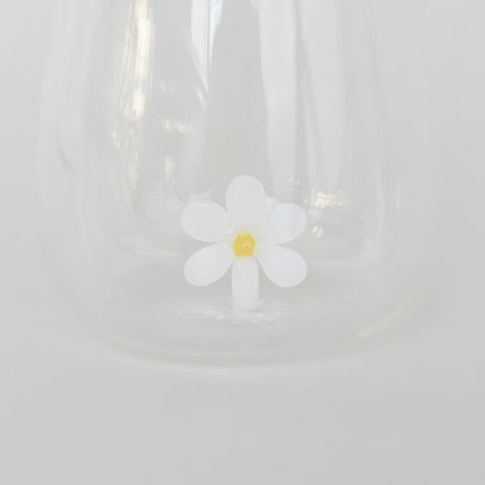 Trinkglas Daisyfigur