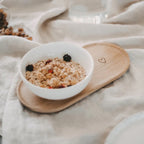 Tablett aus Eiche Herz