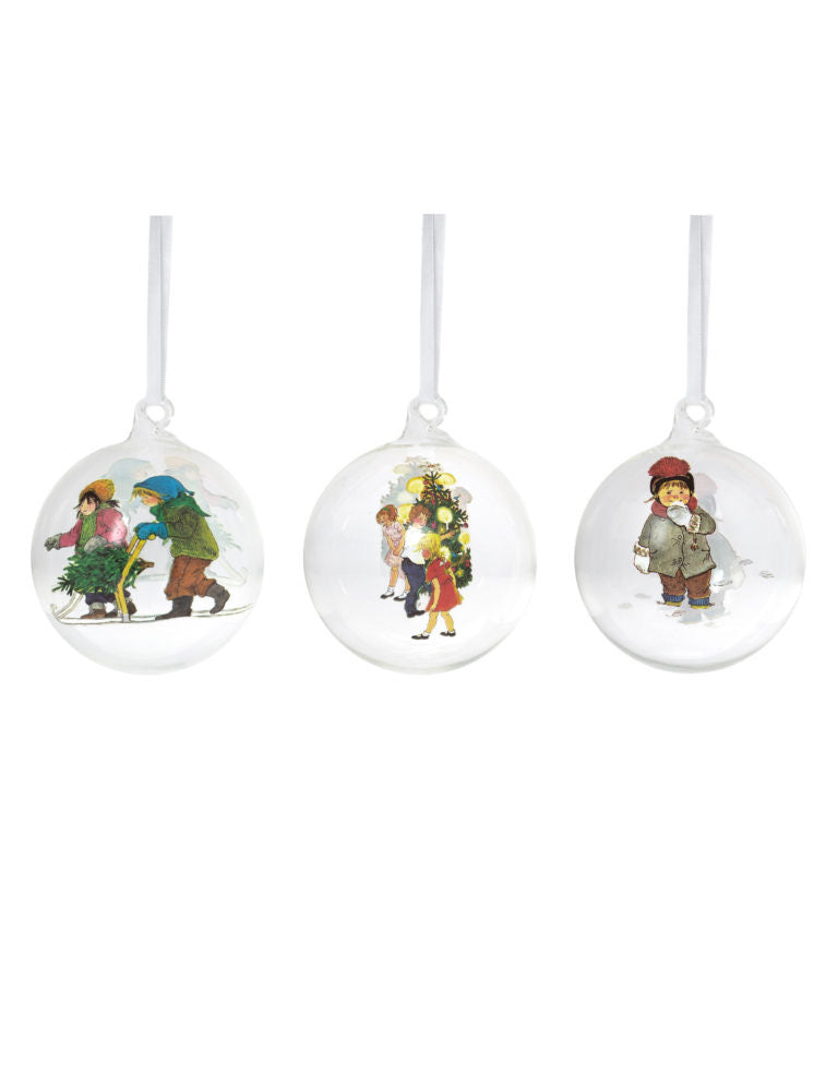 Barnen i Bullerbyn Weihnachtskugeln