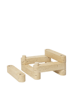 Newel Modular Candle holder Set of 6 , Travertin