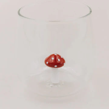 Trinkglas Pilzfigur