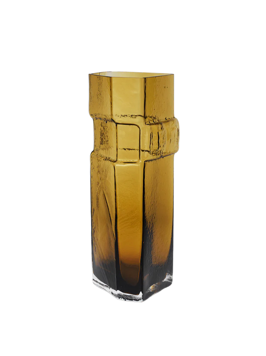 Muro Vase H 38 Recycling Amber