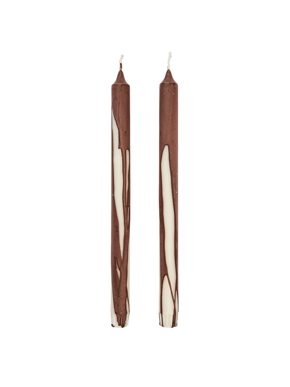 Dryp candles Set of 2 , Dark chocolate