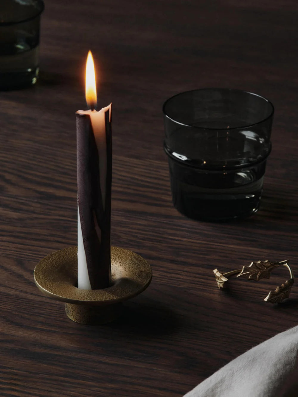 Dryp candles Set of 2 , Dark chocolate