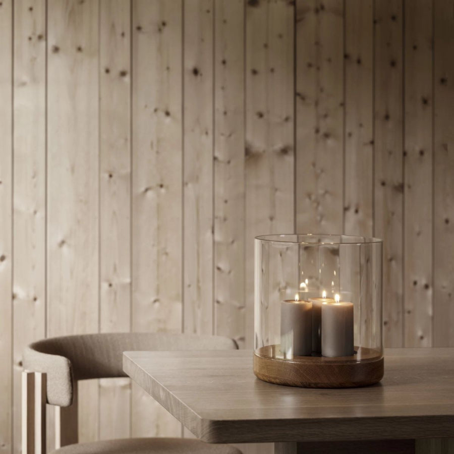 Windlicht Lanto oak XL