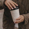 To go Becher Herz creme 350ml