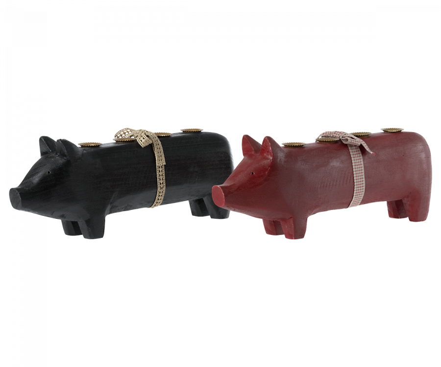 Holzschwein, Groß, rot